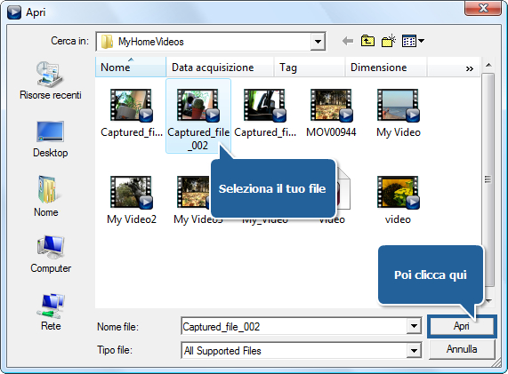 Come riprodurre file video utilizzando AVS Media Player? Passo 2