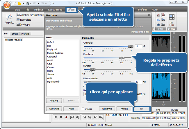 Come elaborare i canali individuali con AVS Audio Editor? Passo 5