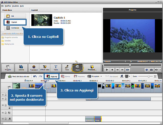 Come creare una presentazione usando AVS Video Editor? Passo 5